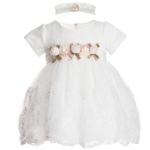 Wedding/Christening Flower Dress Ivory