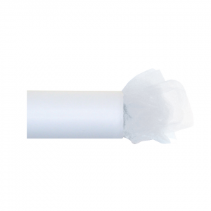 Fine Tulle Roll White 20 m x 30 cm