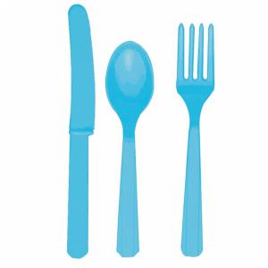 Caribbean Blue Party Plastic Cutlery