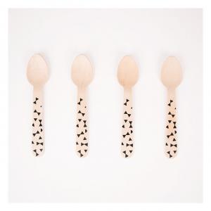 Wooden Spoons - Black Bows