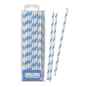Mix & Match Blue Straws