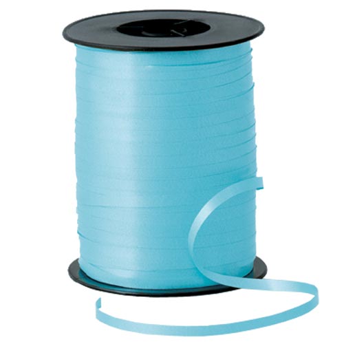 Light Blue Curling Ribbon - ballong-/presentsnöre