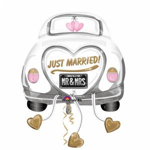 Just Married Wedding Car Foil Balloon XL