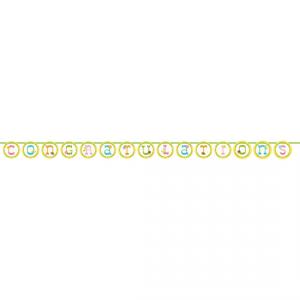 Happi Tree Ribbon Circle Banner