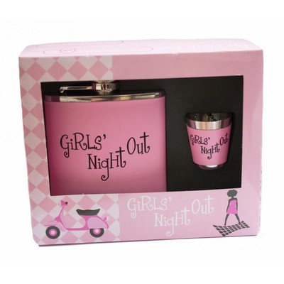 Girls Night Out Hip Flask Set - fickplunta & shotsglas