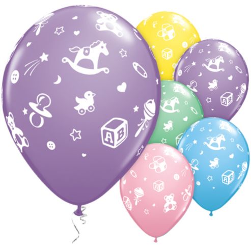 Baby's Nursery Assorted Balloons