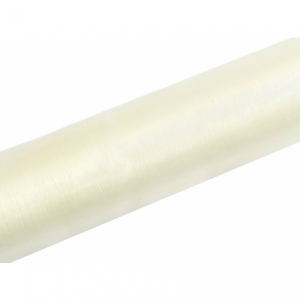 Organza Drapes Sheer Roll Ivory 25 m x 29 cm