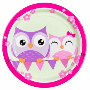 Owl Paper Plates