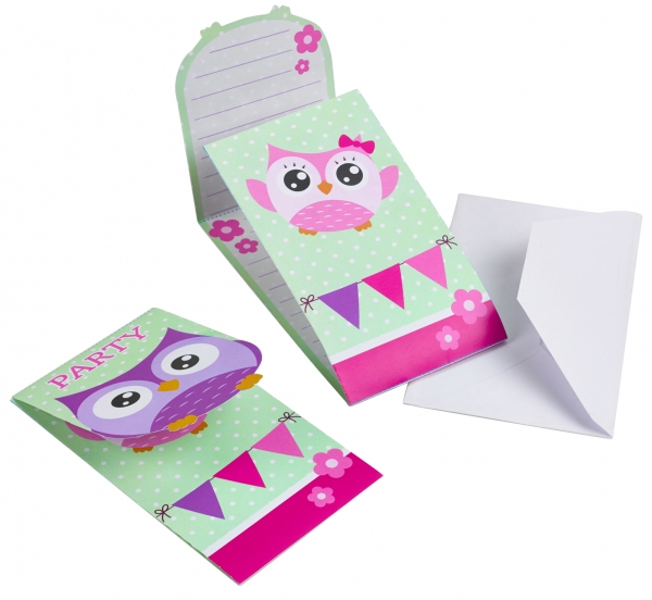 Owl Invitations & Envelopes