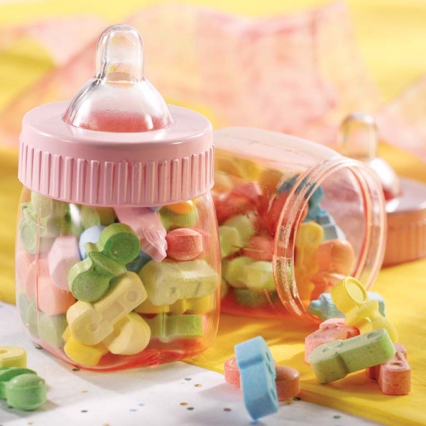 Pink Fillable Baby Bottles - mininappflaskor