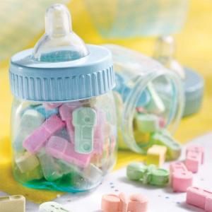 Blue Fillable Baby Bottles - mininappflaskor