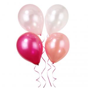 Pink n Mix Balloons - rosa & gräddvit ballongmix