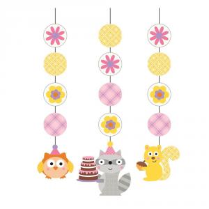 Happi Woodland Girl Hanging Cutouts