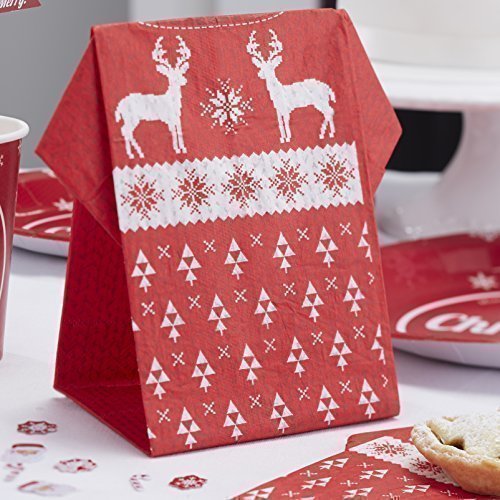 Christmas Jumper Napkins - Nordic Design - Christmas Cheer