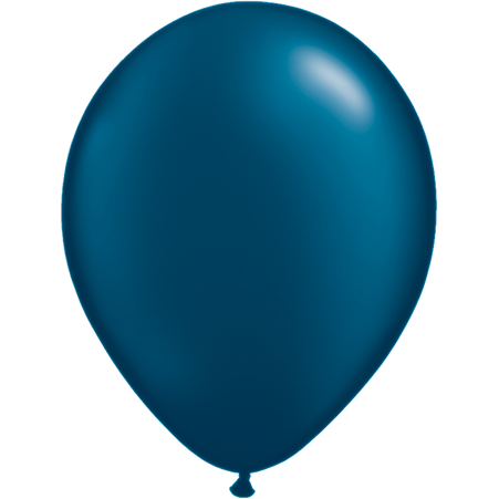 Pearl Midnight Blue Balloons