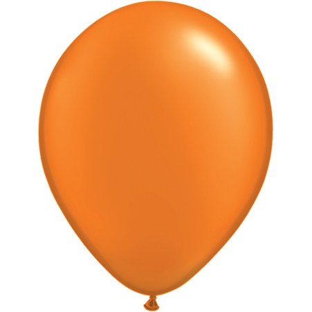 Pearl Mandarin Orange Balloons