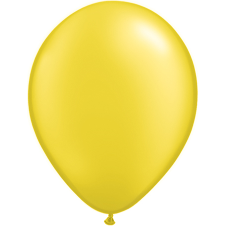 Pearl Citrine Yellow Balloons