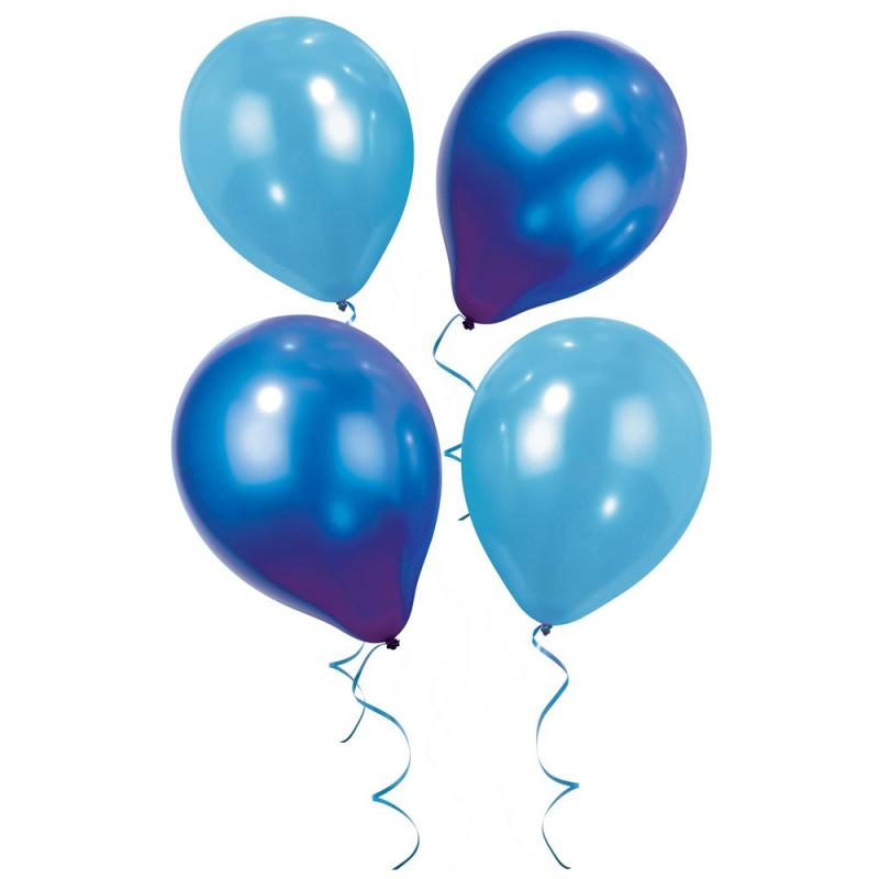 Blue Party Balloons - blå ballongmix