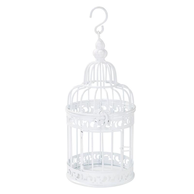 Be Happy White Birdcage