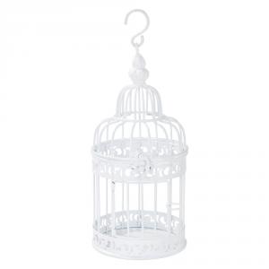 Be Happy White Birdcage