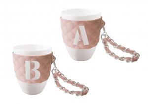 So Chic Kitchen Mug Peach - personlig frukostmugg