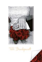 "Till Brudparet" textkort - litet