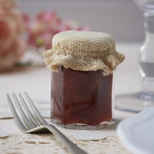Mini Hessian Jam Jar Toppers - Vintage Affair