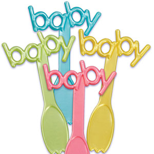 Catering Supplies Baby Spoon Plastic Picks
