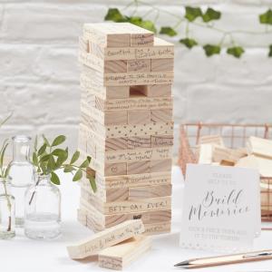 Build A Memory Building Blocks Guest Book - Beautiful Botanics