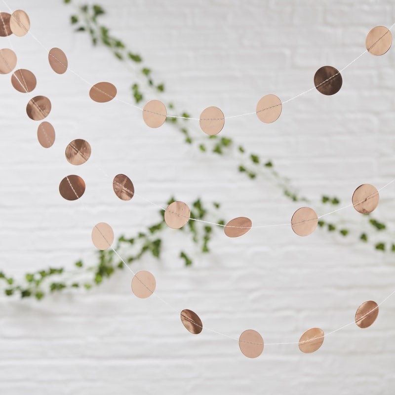 Rose Gold Circle Garland - Beautiful Botanics