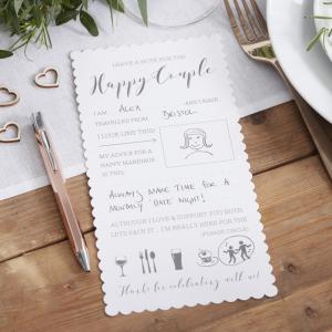 Advice For The Happy Couple Cards - Beautiful Botanics