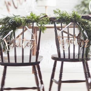 Rose Gold Better Together Chain Signs - Beautiful Botanics