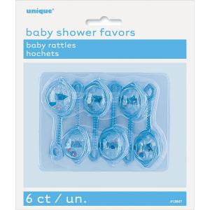 Blue Baby Rattles - blåa babyskallror