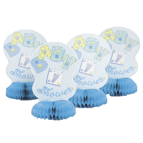 Mini Honeycomb Decorations Baby Stitching Blue