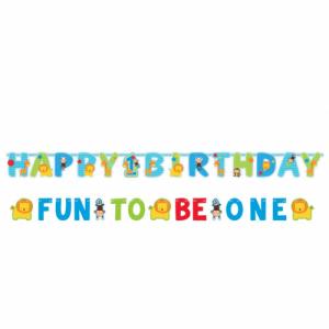 Wild at One Birthday Boy - Jumbo Letter Banner Kit