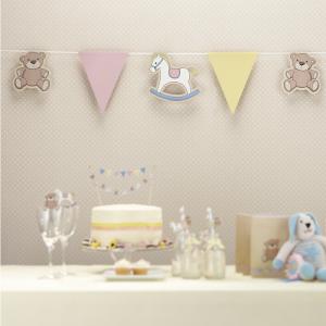 Rocking Horse & Teddy Bunting - Rock-a-bye Baby