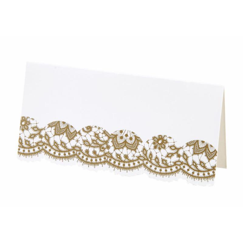 Party Porcelain Gold Placecard