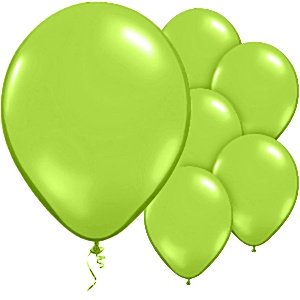 Chic Green Balloons (10-pack)