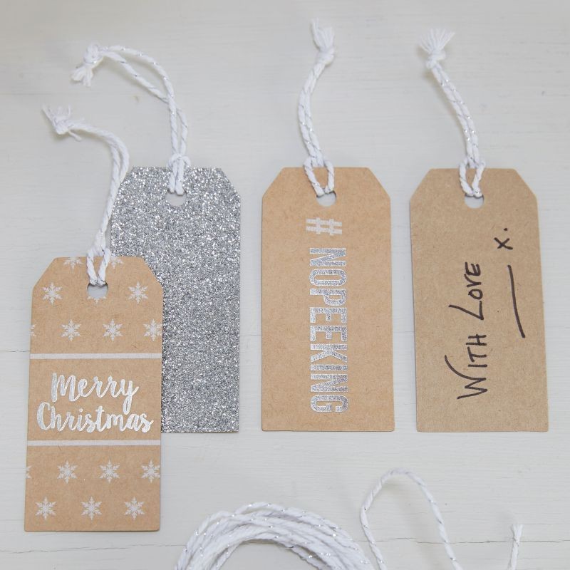 Festive Gift Tags - Christmas Metallics