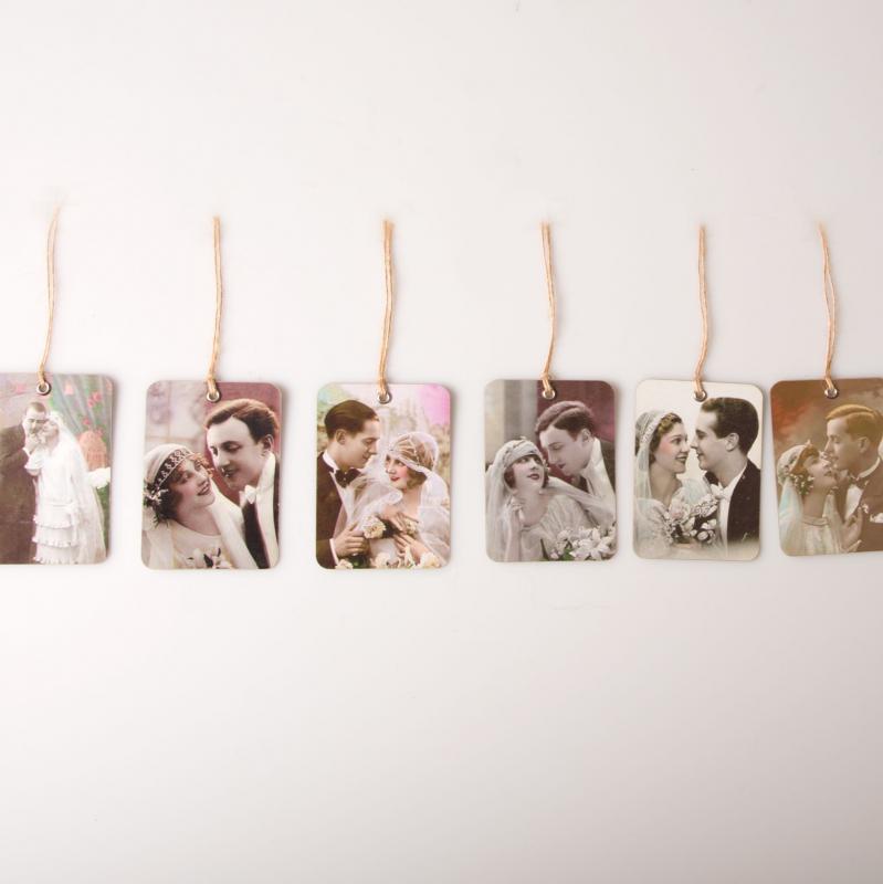 Romantic Photo Gift Tags - presentetiketter