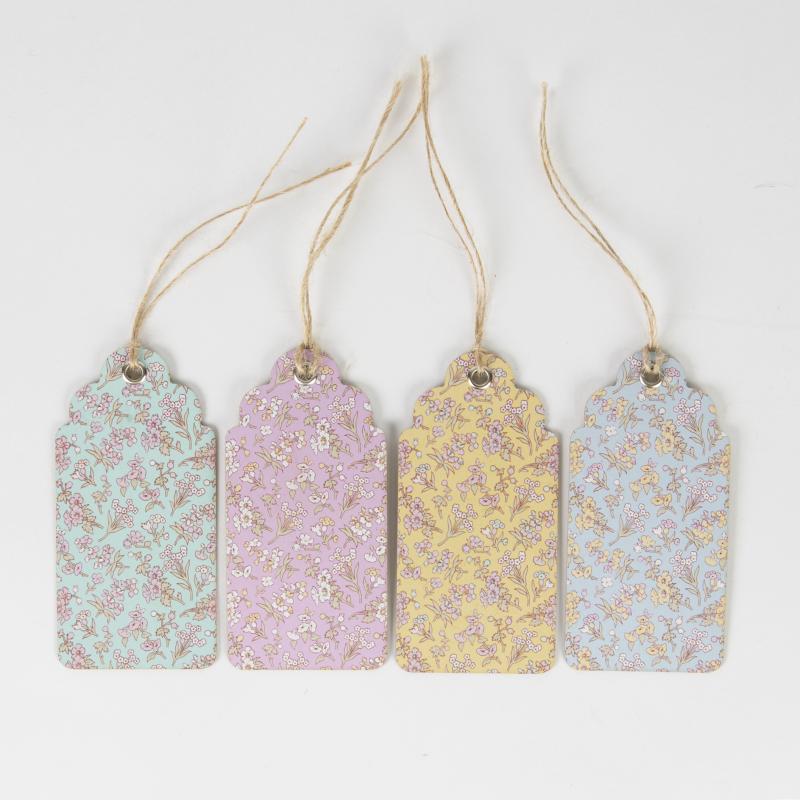Grace Floral Gift Tags - presentetiketter