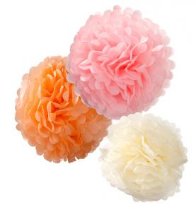 Decadent Decs Pastel Mix PomPoms