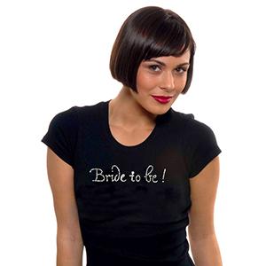 Bride to be T-shirt Black - S