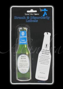 Drunk & Disorderly Label - fylleetiketter till svensexan