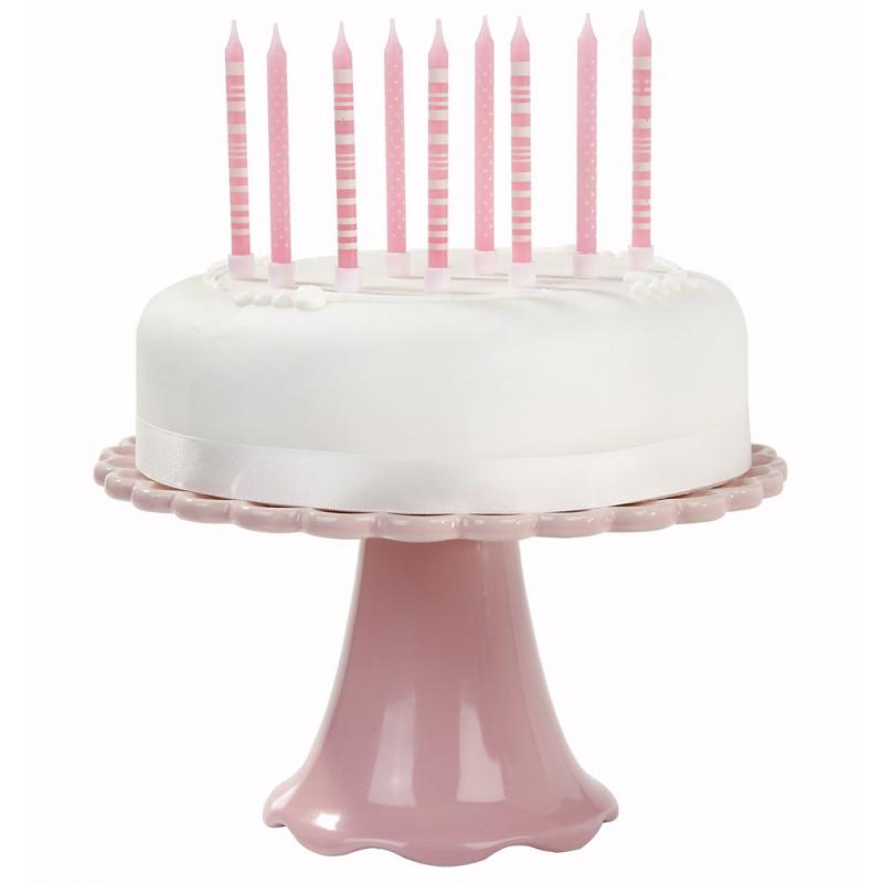 Pink N Mix Candles Straight Polka Dot