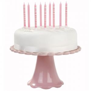 Pink N Mix Candles Straight Polka Dot