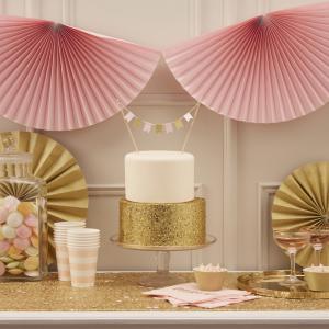 Fan Bunting Pastel Pink - Pastel Perfection