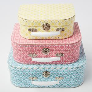 Moroccan Geometrics Suitcases - set of 3