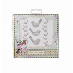 Hanging Paper Bird Garland