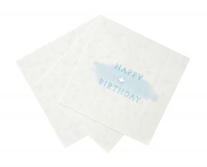 We Heart Ice Cream Happy Birthday Napkin